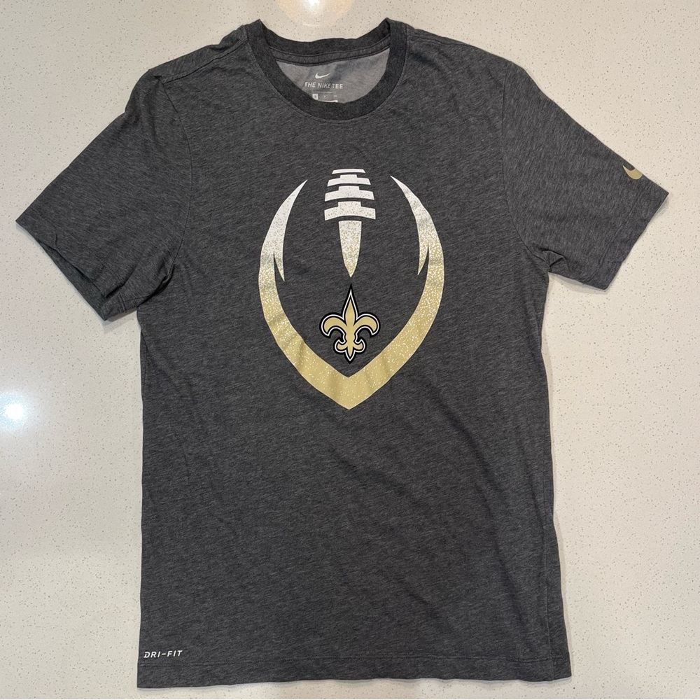 Nike Women New Orleans Saints Drifit T-Shirt Small